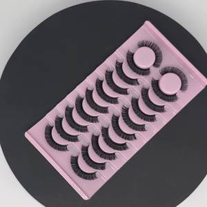 10 paires de faux <span class=keywords><strong>cils</strong></span> bouclés russes Simulation de <span class=keywords><strong>courbure</strong></span> DD <span class=keywords><strong>cils</strong></span> naturels en stock en gros - Product Image 2