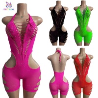 Tenues de strip-teaseuse sexy personnalisées Elites, lingerie, vêtements de danse pour fêtes, vente en gros, tenues de danse exotiques de créateur, combinaison