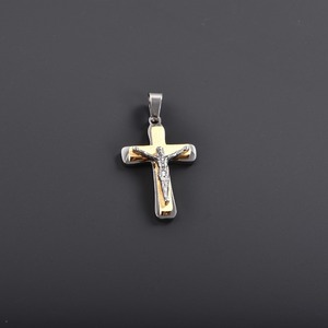 Pendentif Crucifix Vintage Jésus-Christ, Breloque Croix pour Collier DIY, Bijou Religieux Hypoallergénique, Cadeau pour Hommes et Femmes - Product Image 4
