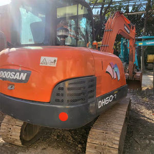 Mini-excavatrice sur chenilles d'occasion Doosan DH60 importée de Corée, excavatrice d'occasion DH80 DH55 à bas prix à vendre avec certification EPA - Product Image 2