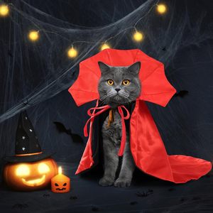 Nuevo Disfraz de Halloween para Mascotas, Capa de Vampiro Adorable de Poliéster y Algodón para Perros y Gatos Pequeños, para Invierno y Verano - Product Image 4