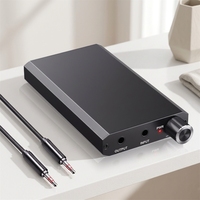 ESynic Mini HiFi Kulaklık Amplifikatörü 16-300 Bas Güçlendirme Bas Ses Kontrolü 3.5mm Jack Alüminyum Alaşımlı Muhafaza 8H Pil Ev