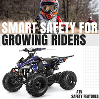 Vente flash - Quad mini tout-terrain à essence 49cc 2 temps - Véhicule tout-terrain 4 roues
