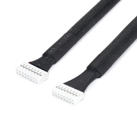 Cable trenzado de 16 pines (2x8) hembra a hembra con funda termocontraíble VW-1 para panel de adquisición de datos de control industrial OEM