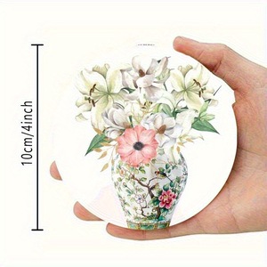 Blue White Wooden Art <b>Table</b> <b>Mats</b> Eco-Friendly Customized Color Durable for Kitchen Living Room Patio Decor Perfect Mother's Day - Product Image 5