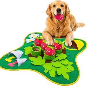 Snuffle <b>Mat</b> for Dogs 28.3" x 28.3" - <b>Large</b> Dog Slow Feeder Enrichment Foraging - Sniff <b>Mat</b> for Puppies and Pets - Interactive No - Product Image 1