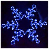 Motifs lumineux LED multicolores étanches IP65, flocons de neige de Noël, silhouettes suspendues pour fenêtre, décoration de Noël, éclairage de paysage pour mariage
