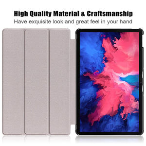 Etui pour <span class=keywords><strong>Lenovo</strong></span> <span class=keywords><strong>Tab</strong></span> <span class=keywords><strong>P11</strong></span> 2021 Folding Folio UltraThin Smart PU Leather Stand <span class=keywords><strong>Case</strong></span> Cover pour <span class=keywords><strong>Lenovo</strong></span> <span class=keywords><strong>Tab</strong></span> <span class=keywords><strong>P11</strong></span> TB-J606F Libéré 2021 - Product Image 4