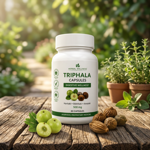 Wellness Support Premium Triphala, Mezcla de Frutas, Cápsulas Veganas de Nutrición Herbal, Fórmula Botánica Ayurvédica Tradicional, Natural - Product Image 1