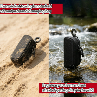 Estuche Rígido Táctico Personalizable para Gafas, de Nailon, para Exteriores, Bolsa de Almacenamiento de Accesorios Molle, Portátil y Duradero, Canaan YJB-002