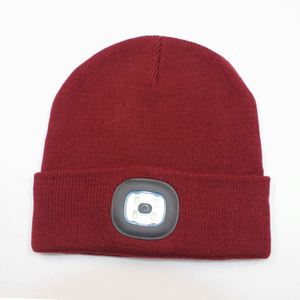 High Quality <b>LED</b> <b>Beanie</b> Customization Knitted USB <b>Beanie</b> Warm Winter Sports <b>Hat</b> for Outdoor - Product Image 3