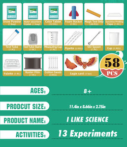 Laboratorio <span class=keywords><strong>de</strong></span> Ciencia BIG BANG, <span class=keywords><strong>mi</strong></span> <span class=keywords><strong>primer</strong></span> Laboratorio <span class=keywords><strong>de</strong></span> Ciencia incluye 13 experimentos para desarrollar inteligencia, Kits <span class=keywords><strong>de</strong></span> Ciencia Educativa DIY para niños - Product Image 4