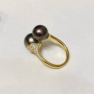 ขาตั้งแหวนไข่มุกทรงกลมเงินแท้ S925 รุ่น 10553DIY สำหรับผู้หญิง ขนาด 7-11 มม. - Product Image 2