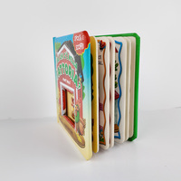 Livre cartonné interactif sur les animaux de la ferme, livre cartonné pour enfants avec diapositives et découvertes, cartes éducatives, cartes flash