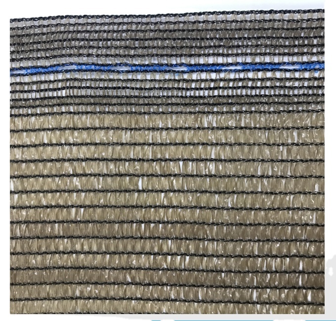 100% HDPE с УФ полиэтиленовой теневой сеткой, рынок Испании, Солнцезащитная сетка, коричневые теневые сетки