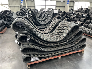 Piezas del tren de rodaje de excavadora, pista de goma, almohadilla de goma, zapatas de pista, almohadilla de pista para <span class=keywords><strong>Komatsu</strong></span> Hyundai Kobelco Carter Hitachi - Product Image 2