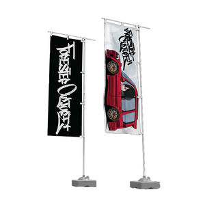 Großhandel Flaggen hohe Qualität niedriger Preis lebendige Farbe eine oder zwei Seiten Werbung individuelles Logo mini große Nobori-Flagge - Product Image 1