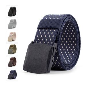 Venta al por mayor de correas personalizadas de lona libre de metal para exteriores con hebilla de plástico - Product Image 1