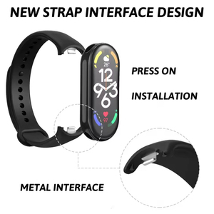 <span class=keywords><strong>Bracelet</strong></span> de montre intelligente en silicone et TPU pour Xiaomi Mi Smart Band 10 9 8, <span class=keywords><strong>bracelet</strong></span> de poignet Correa - Product Image 3