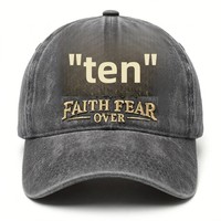 Gorra de béisbol de 6 paneles ajustable y curvada de PVC con bordado temático retro americano, efecto lavado y desgastado, estilo casual, vintage y deportivo.