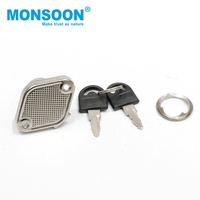 Accessoires de quincaillerie pour meubles : Serrures de tiroir en acier, serrures latérales en fer pour tiroirs de bureau, serrures de tiroir pour armoires