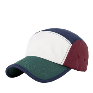 Color-Blocked Cotton <b>Baseball</b> <b>Cap</b> For <b>Men</b> Sun Protection Sport Outdoor Wear - Product Image 1