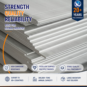 Lámina de Acero Inoxidable 316 con Acabado Cepillado de 1.0 mm x 1250 mm, Laminada en Caliente EN 10088 para Componentes Estructurales - Product Image 1