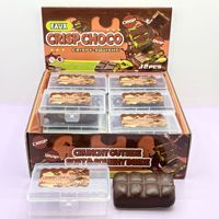 Jouet anti-stress en forme de chocolat matcha croustillant et moelleux, conforme à la norme EN71, simulation alimentaire, vente en gros