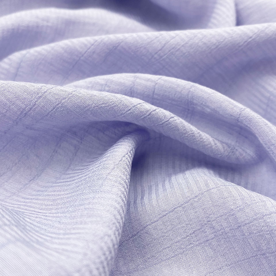 Dress Dubai Garment Monofilament Textile Soft Moss Stripe Crepe Woven Viscose 80% Rayon 20% Nylon Mixed Fabric for Women