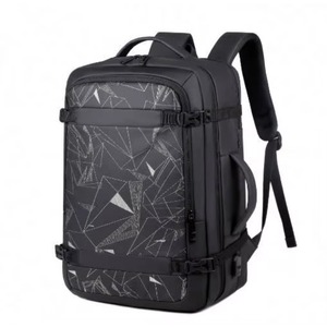 Échantillon gratuit, fabrication sur mesure, vente en gros, sac à dos pour garçon en cuir anti-éclaboussures, sac à dos pour ordinateur portable imperméable pour étudiant. - Product Image 4