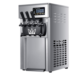 Nhà Máy Bán Hàng Giá tốt nhất Máy làm kem thương mại mềm Ice Cream <span class=keywords><strong>Maker</strong></span> 2 + 1 hương vị Máy làm kem - Product Image 3