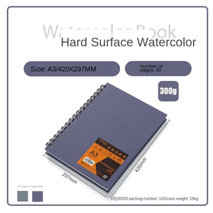 Album per Arte ad Acquerello in Carta Colorata di Polpa di Legno 1,1 kg Formati A3/<span class=keywords><strong>A4</strong></span> 30 Pagine Kilang Langsung - Product Image 3