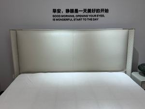 आधुनिक लक्जरी पर्यावरण के अनुकूल रानी/राजा आकार के फ्लैट बिस्तर के साथ नरम असदार नारंगी चमड़े - Product Image 3