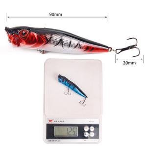Señuelo de Pesca de Superficie de 80mm, 9cm/12.5G, Sistema de Ondulación, Cebo Duro de ABS para Pesca de Carpa, Cebo Artificial - Product Image 2