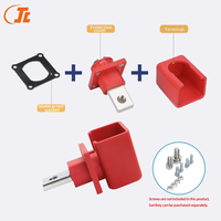 Conector de Pernos para Montaje en Pared, Terminales Cuadrados para Almacenamiento de Energía, Postes de 400A, 350A, 300A, Conector para Baterías de Litio