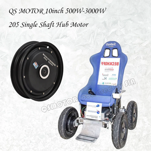 Moteur <span class=keywords><strong>QS</strong></span> <span class=keywords><strong>1500W</strong></span> 205 40H V3 à arbre unique, moyeu de roue BLDC 10*2.15 pouces pour trottinette électrique, étanche IP54, aimant permanent - Product Image 4