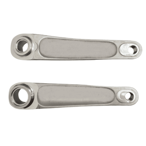 Vilebrequin en aluminium anodisé argenté usiné avec précision par CNC, avec taille personnalisée et certification ISO9001 pour petits moteurs - Product Image 2