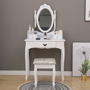 Ensemble de coiffeuse en MDF abordable, surface imperméable, montage facile, meubles de maison à la vente - Product Image 2