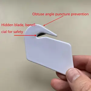 Custom Logo Letter Cutter Plastic Promotional Letter Opener with Personalized Design - Product Image 3