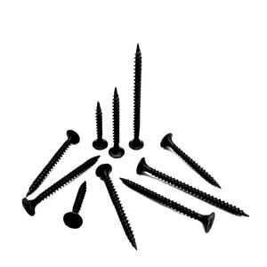 Phosphate d'acier noir/gris C1022A # Vis autotaraudeuses pour cloisons sèches/gypse à tête de trompette, 6 pièces, pouce/métrique - Product Image 1