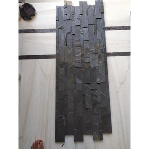 แผ่นผนังหินธรรมชาติทรงสี่เหลี่ยมรูปตัว Z แผ่นไม้วีเนียร์ติดผนังภายนอกผนังผนังผนังผนังอาคารวัฒนธรรมสินค้าจำนวนมากทำด้วยมือ - Product Image 1