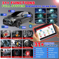 Escáner OBD2 de Sistema Completo X431 CRP919X BT, 31+ Funciones de Servicio, Programador de ECU, Herramienta de Diagnóstico de Automóviles, Pantalla Táctil de 13.3 Pulgadas