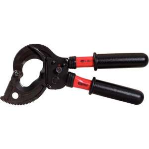 KS TOOLS-117,1249 Cizalla para cable de trinquete con aislamiento protector-EAN 4042146328644 CORTADORES DE CABLE - Product Image 1