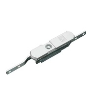 Serrure industrielle universelle à trois points pour armoire électrique, clé carrée triangulaire, en alliage de zinc chromé brillant, antirouille