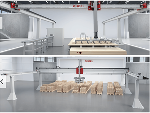 Gupel โมเดล3แกนโมดูลเชิงเส้น3แกนแกน5000N หุ่นยนต์เคลื่อนที่แบบอัตโนมัติ - Product Image 6