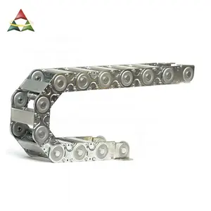 Fully Enclosed Alloy Steel Cable Drag Chain for Metal Processing Machine