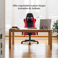 Chaise de jeu ergonomique OEM d'usine avec accoudoirs 2D à mécanisme papillon et repose-pieds réglable pour joueurs