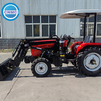 Traktor Kompak Dengan Loader dan Backhoe, Mini Traktor Dengan Bucket Loader Quick Attach, Traktor 25 Tenaga Kuda