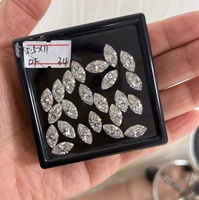 Excelente corte blanco DEF VVS1 Marquesa moissanita diamante precio al por mayor 1ct 2ct moissanita suelta