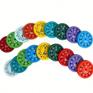Paquete Popular de 9 Fidget Spinners Educativos de Multiplicación y División para Niños que Aprenden Matemáticas - Product Image 3